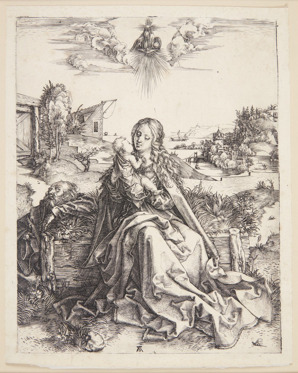 Jungfrun med trollsländan av Albrecht Dürer