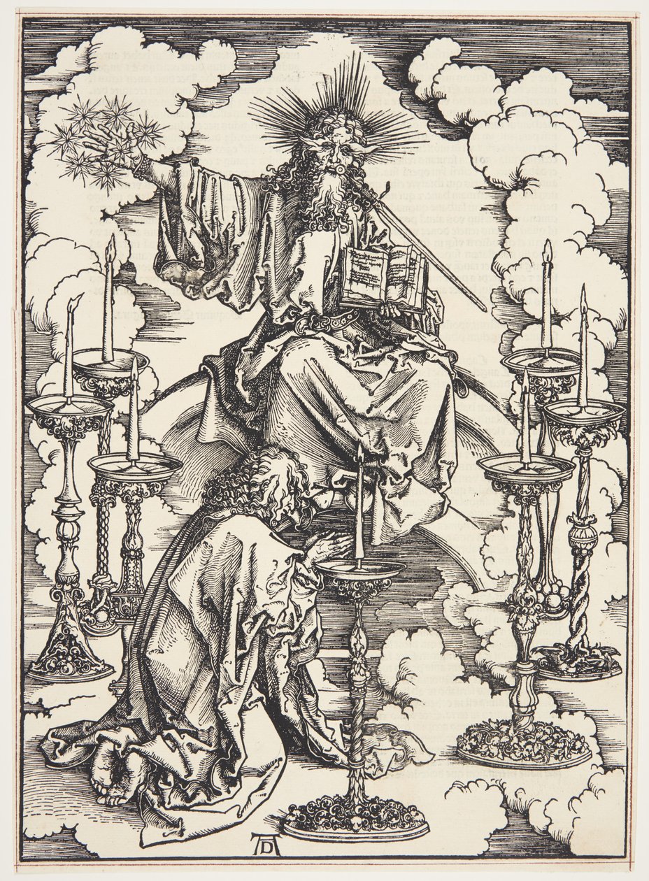 Visionen om de sju ljusstakarna av Albrecht Dürer