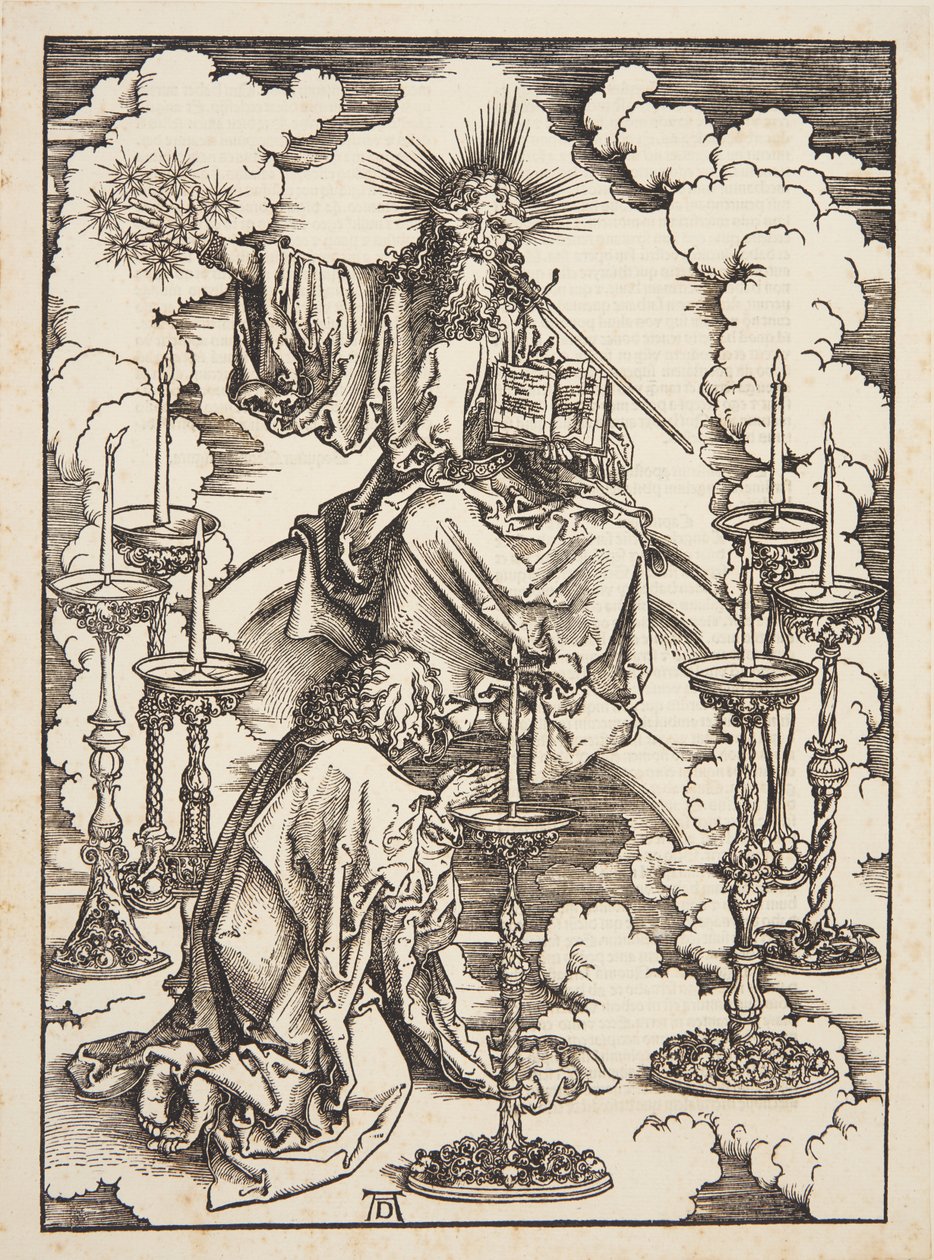 Visionen om de sju ljusstakarna av Albrecht Dürer