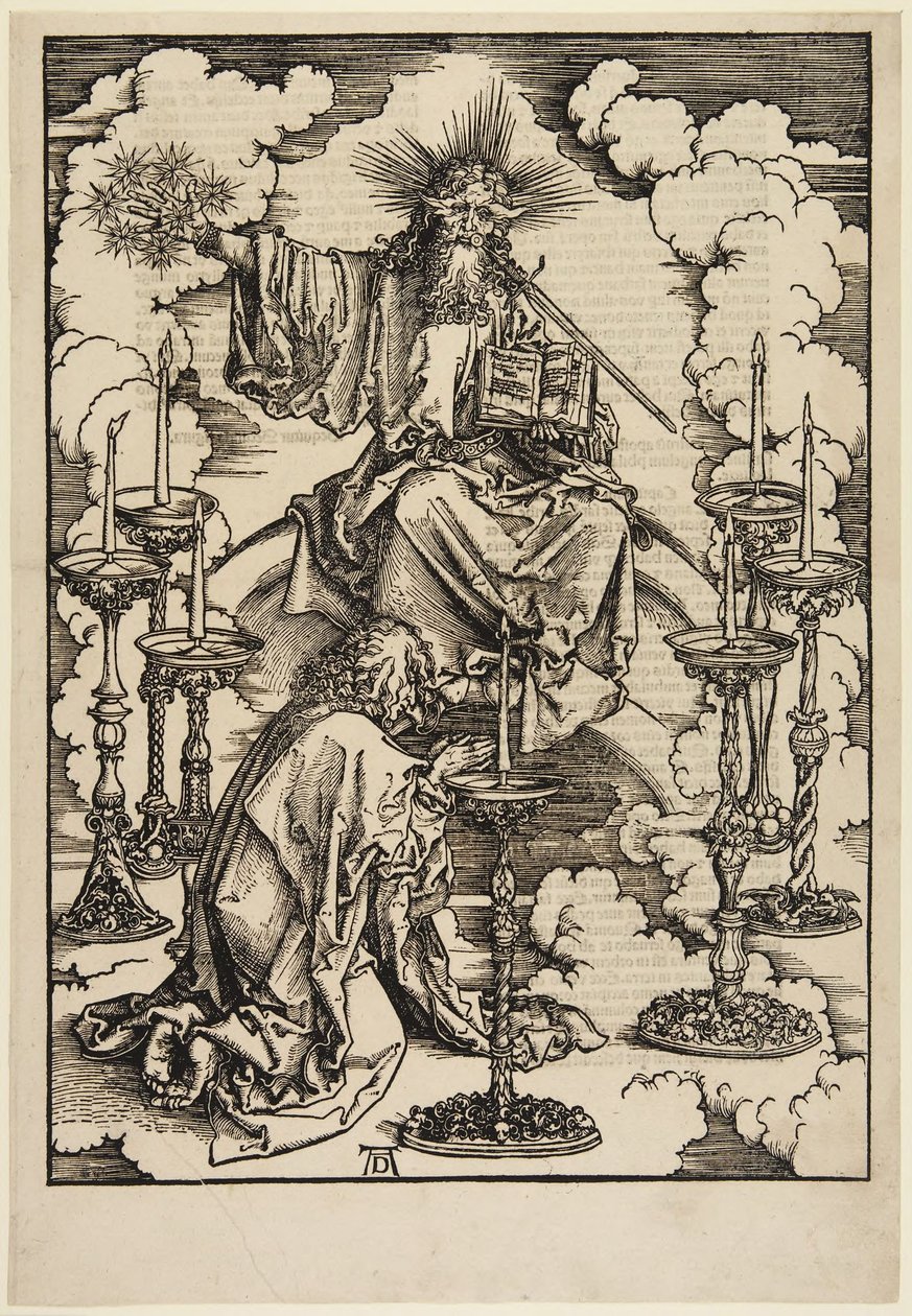 Visionen av de sju ljusstakarna av Albrecht Dürer
