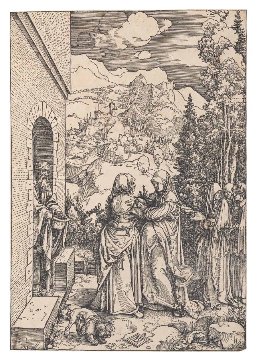Visitationen, 1503. av Albrecht Dürer