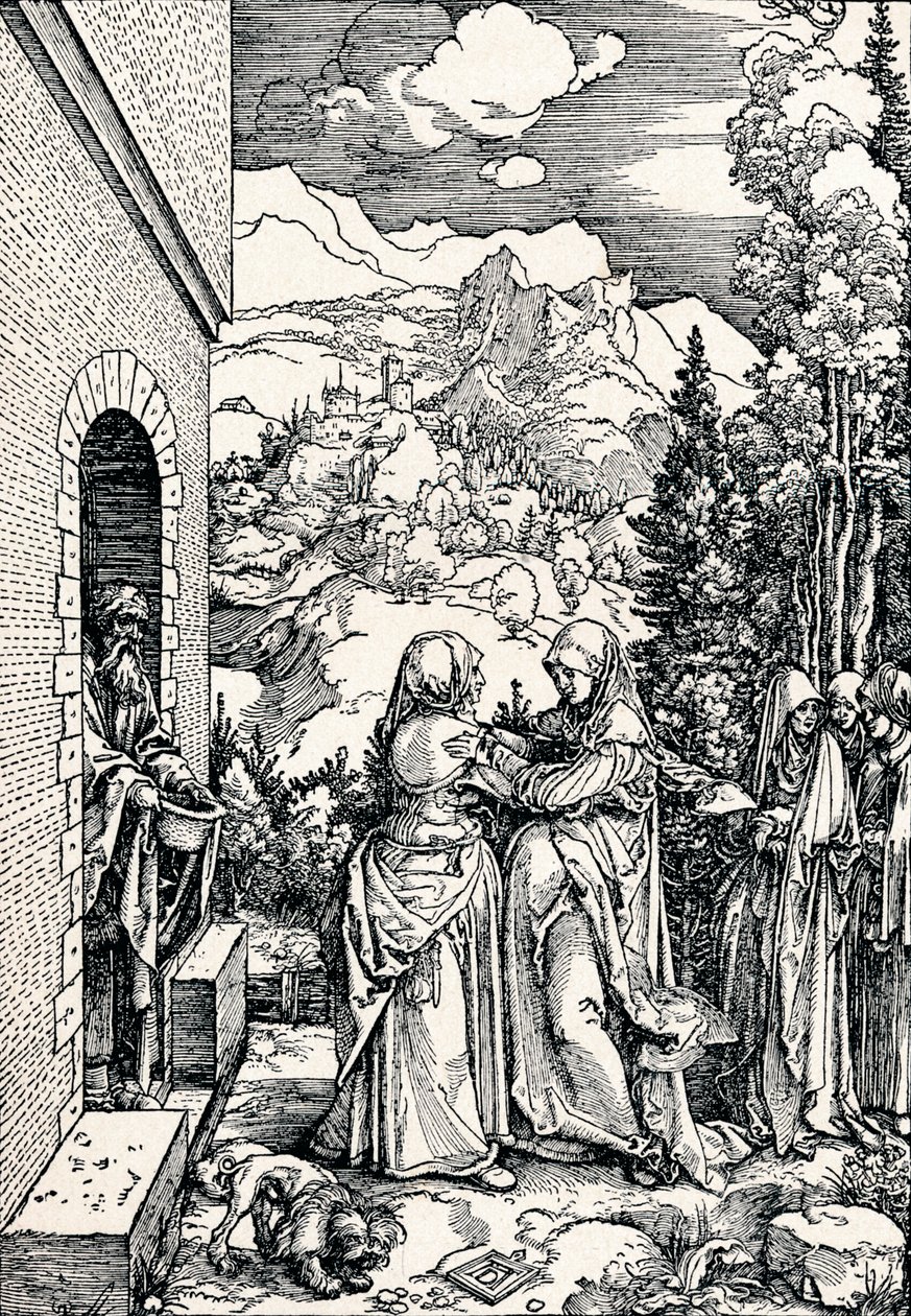 Visitationen, 1506 1906 av Albrecht Dürer