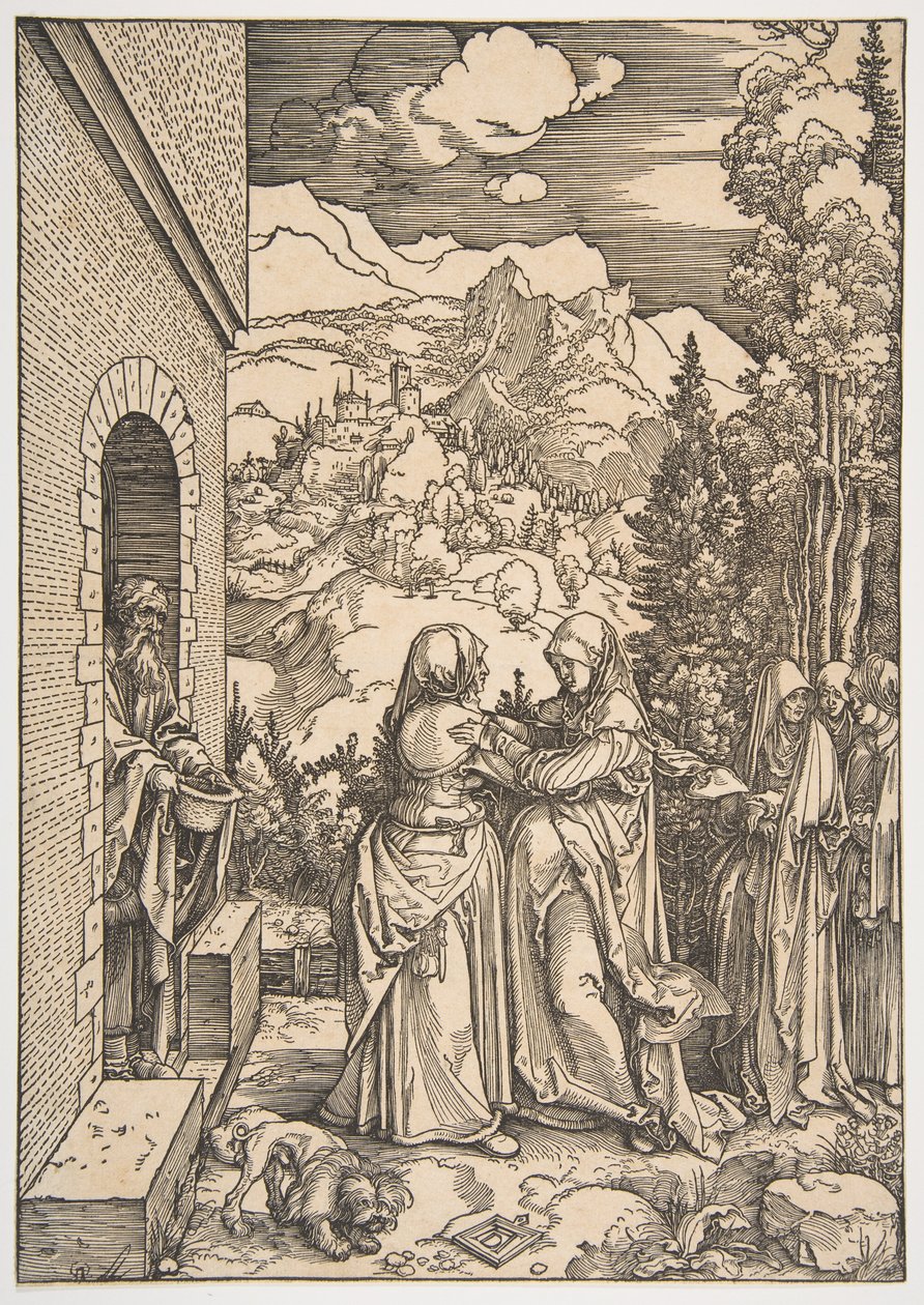 ”Besökningen”, ur ”Jungfru Marias liv” av Albrecht Dürer