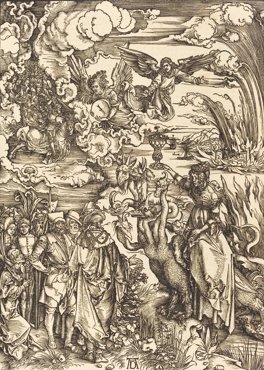 The Whore of Babylon, 1498. av Albrecht Dürer