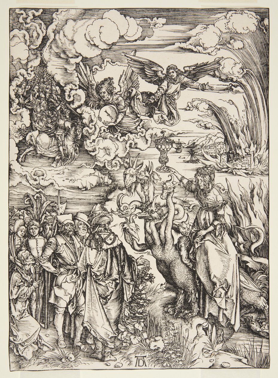 The Whore of Babylon, från The Apocalypse av Albrecht Dürer