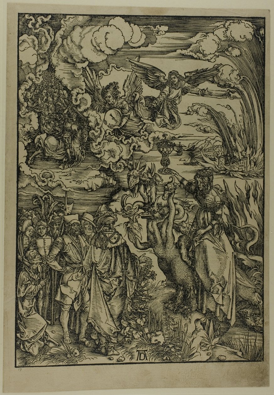 The Whore of Babylon, från The Apocalypse av Albrecht Dürer