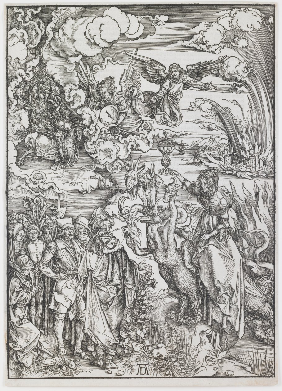 The Whore of Babylon, från serien "The Apocalypse" av Albrecht Dürer