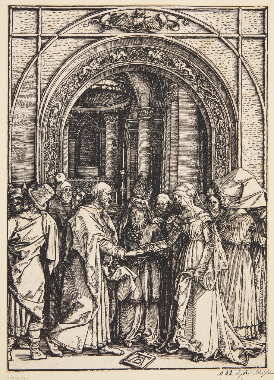 Jungfruns trolovning av Albrecht Dürer