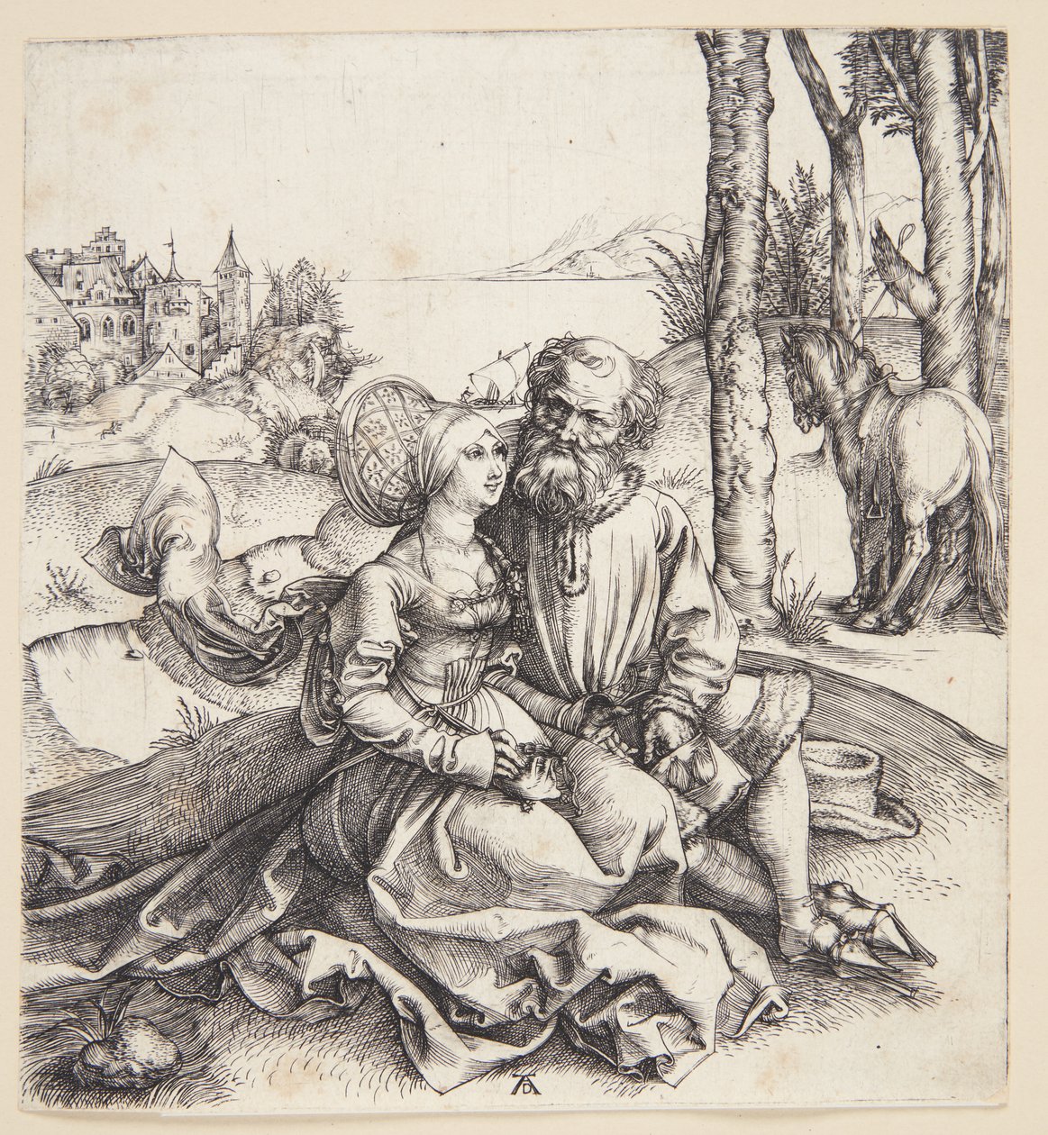 Det illasorterade paret av Albrecht Dürer