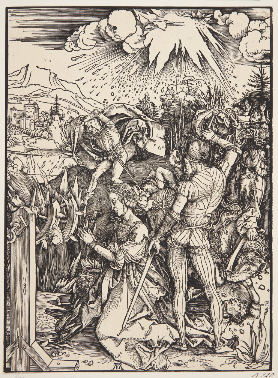 Den heliga Katarinas martyrskap av Albrecht Dürer