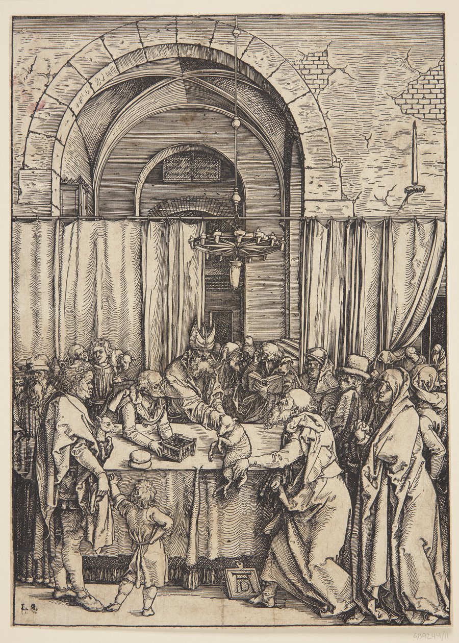Avslaget på Joachims erbjudande av Albrecht Dürer