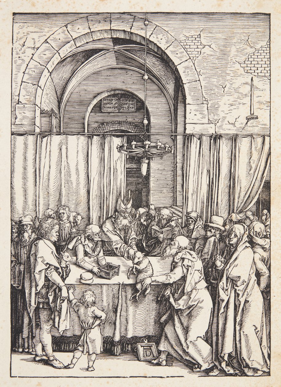 Avslaget på Joachims erbjudande av Albrecht Dürer