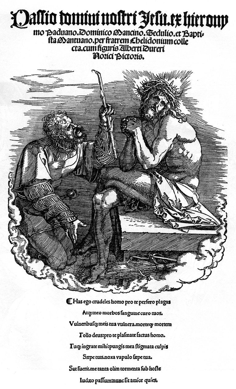 Titelsida till serien Den stora passionen, 1510, 1936 av Albrecht Dürer