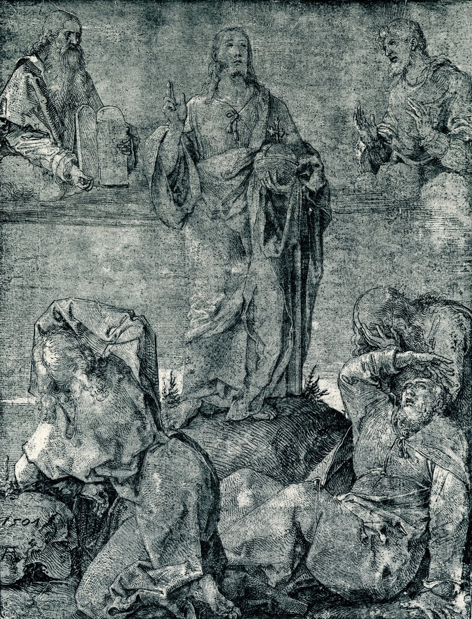 Förvandling på berget Tabor av Albrecht Dürer
