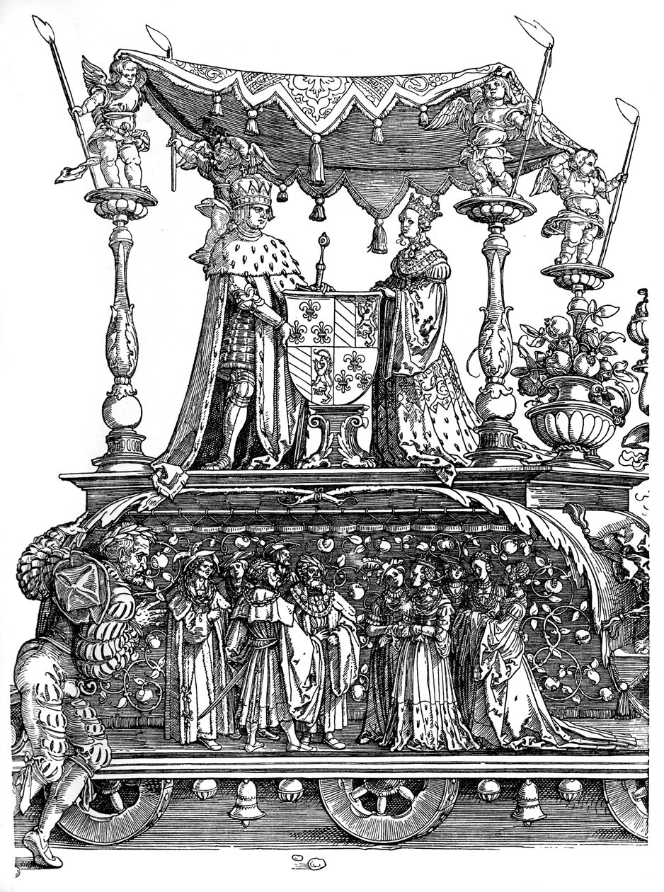 Maximilian I:s triumfåterkomst, 1515, 1936 av Albrecht Dürer