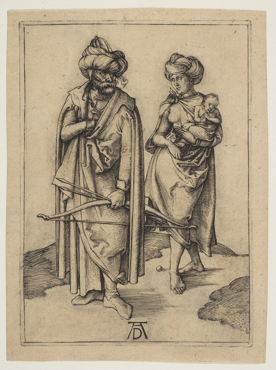 Turkisk familj, ca. 1496. av Albrecht Dürer