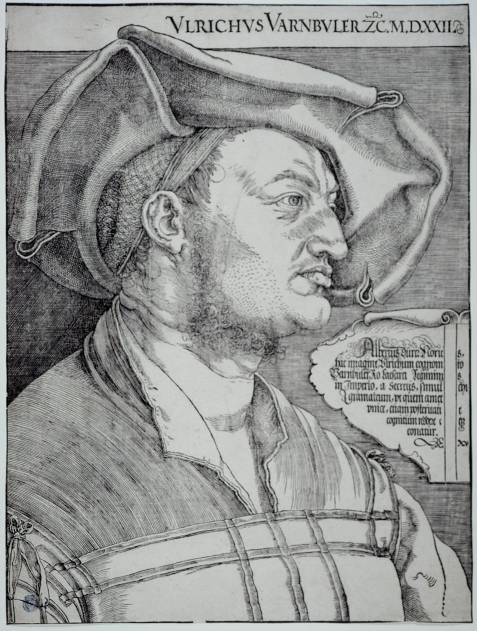 Ulrich Varnbüler (Bartsch 155) av Albrecht Dürer