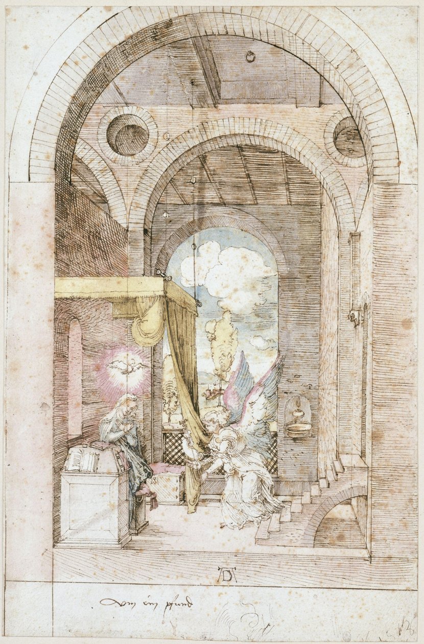 Bebådelsen för Maria av Albrecht Dürer