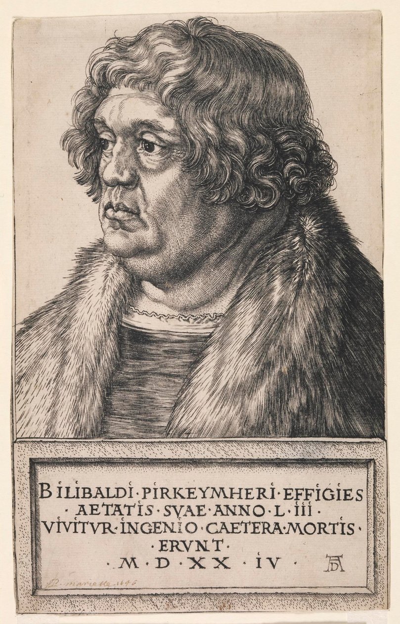 Willibald Pirckheimer av Albrecht Dürer