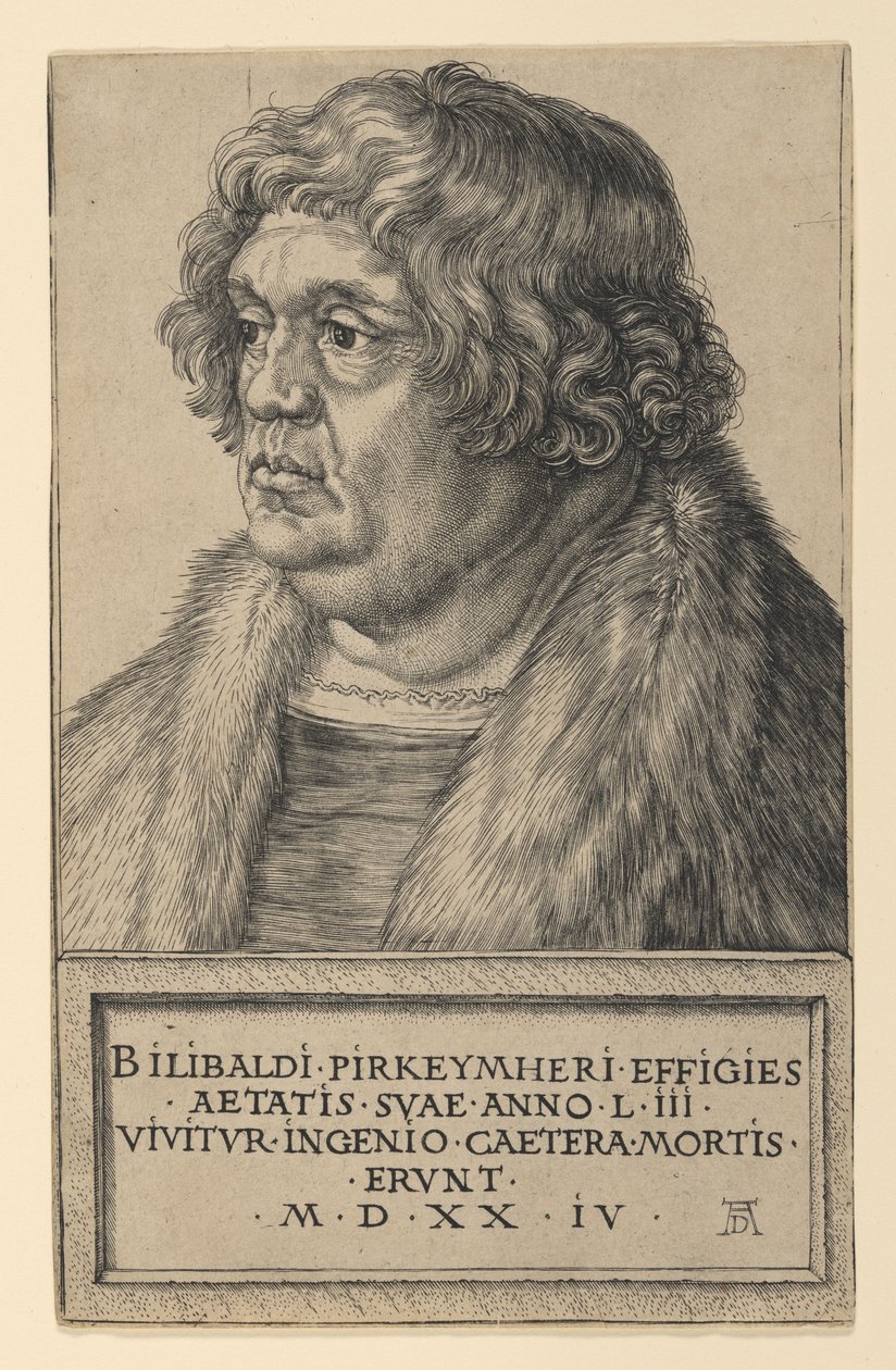 Willibald Pirckheimer av Albrecht Dürer