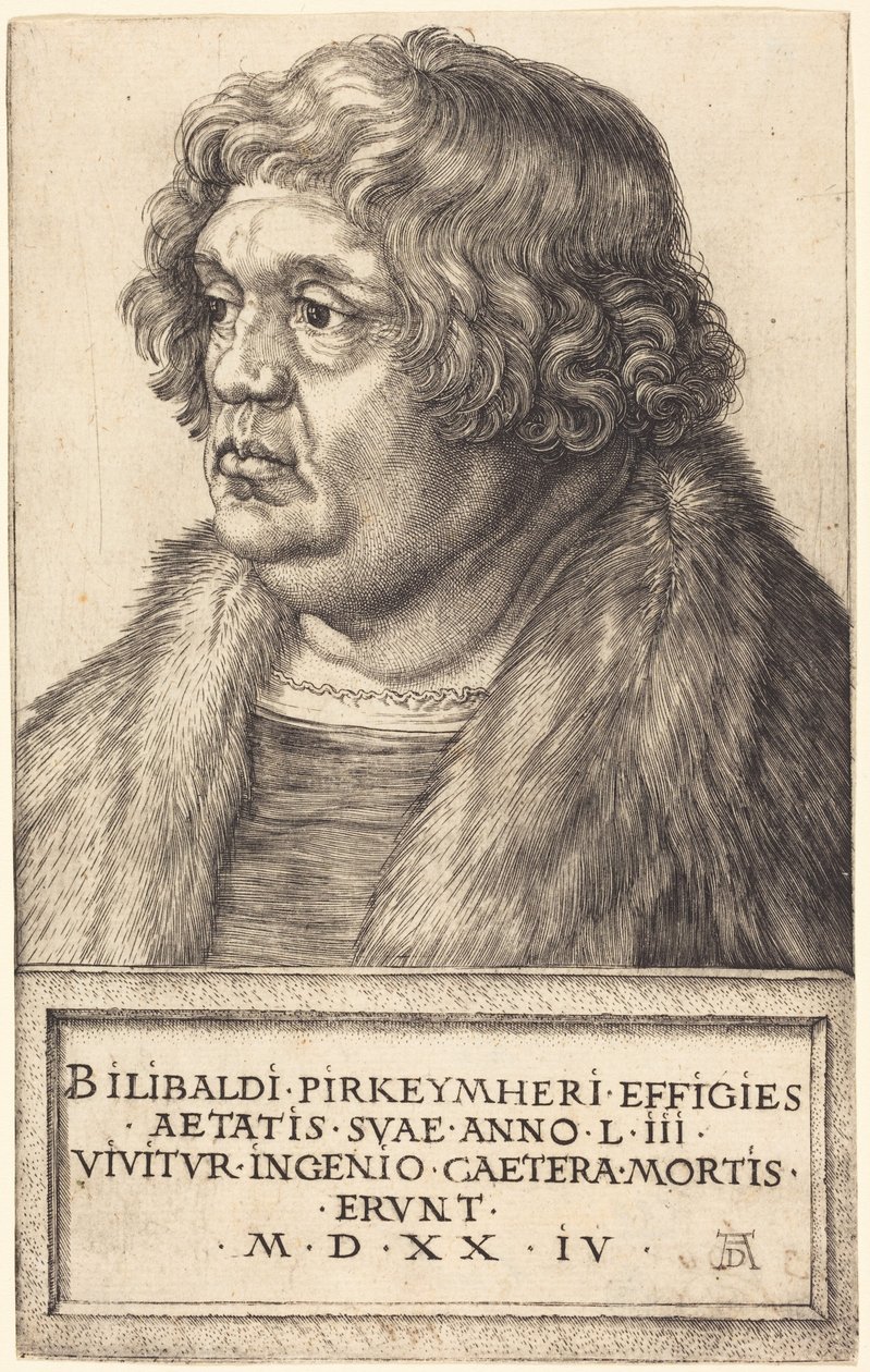 Willibald Pirckheimer av Albrecht Dürer