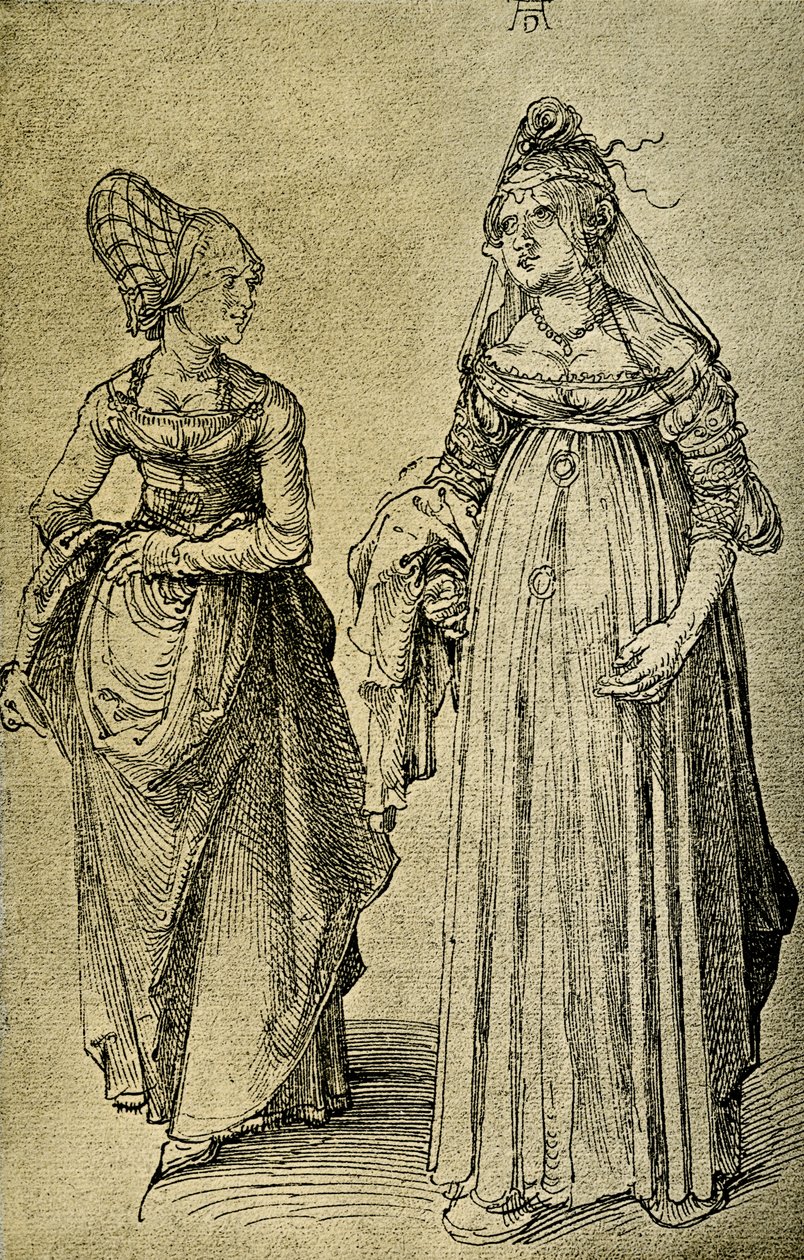 Kvinna från Nürnberg och Venetian av Albrecht Dürer