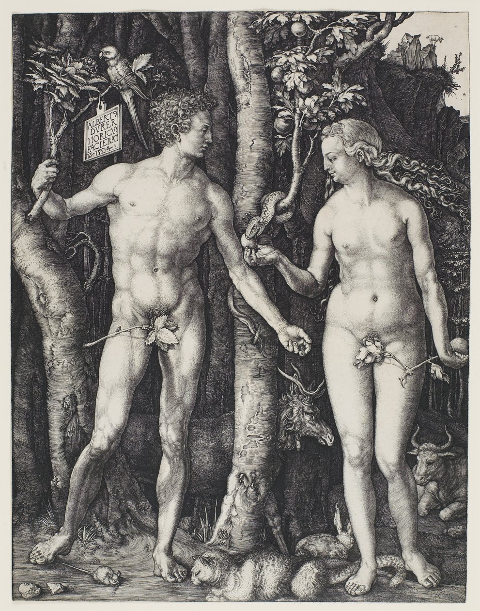 Adam och Eva av Albrecht Dürer