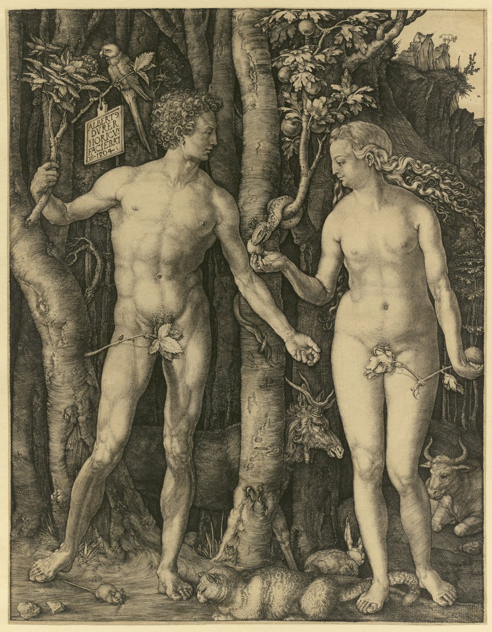 Adam och Eva av Albrecht Dürer