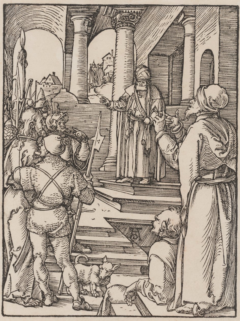 Kristus före Annas av Albrecht Dürer