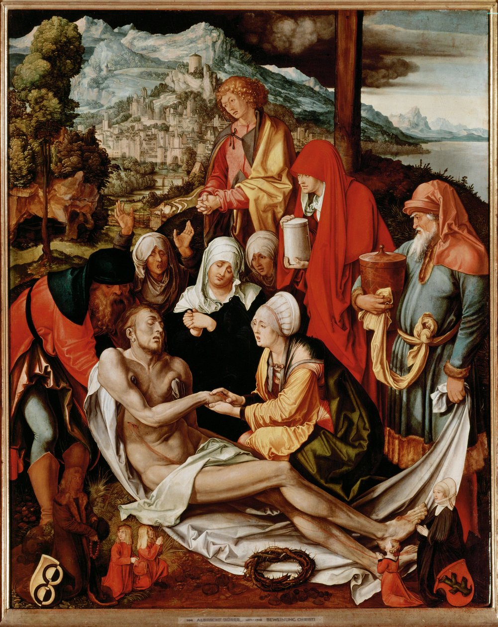 Deploration (målning på duk) av Albrecht Dürer or Duerer