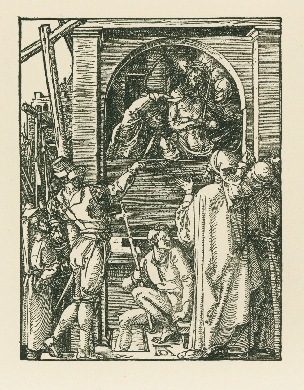 Ecce Homo, ca 1509 (träsnitt) av Albrecht Dürer or Duerer