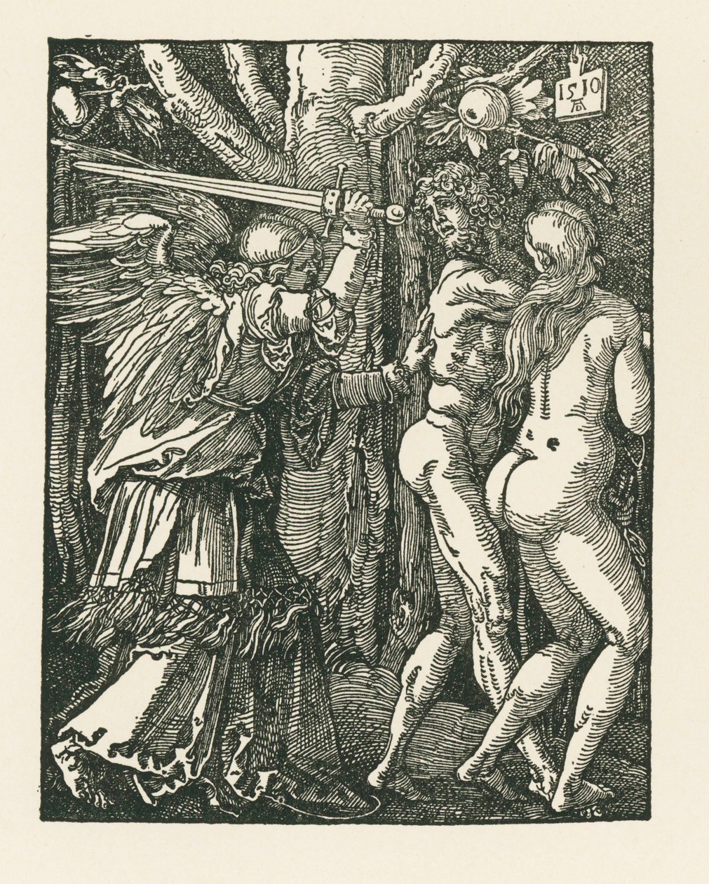 Förvisning från paradiset av Albrecht Dürer or Duerer
