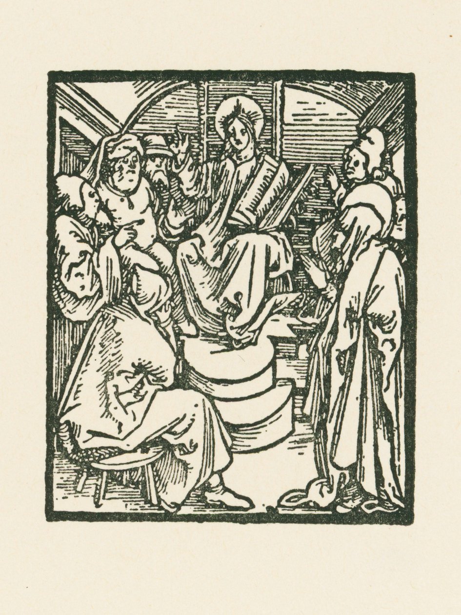 Jesus bland läkarna av Albrecht Dürer or Duerer