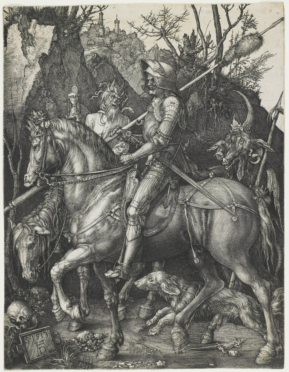 Ridder, Døden og Djævlekonen av Albrecht Dürer
