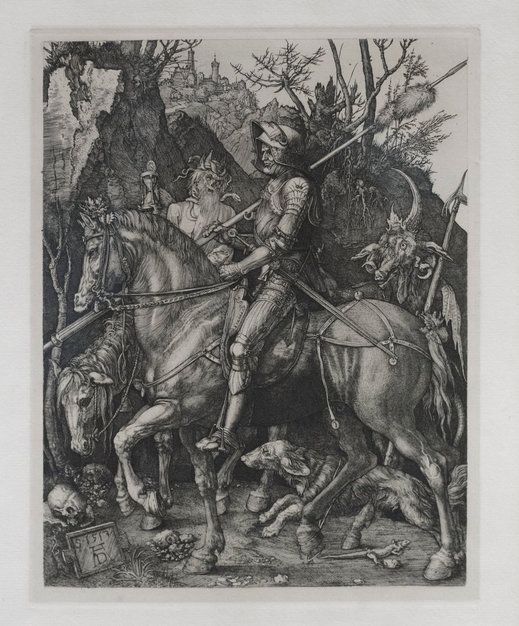 Riddaren, döden och djävulen av Albrecht Dürer or Duerer