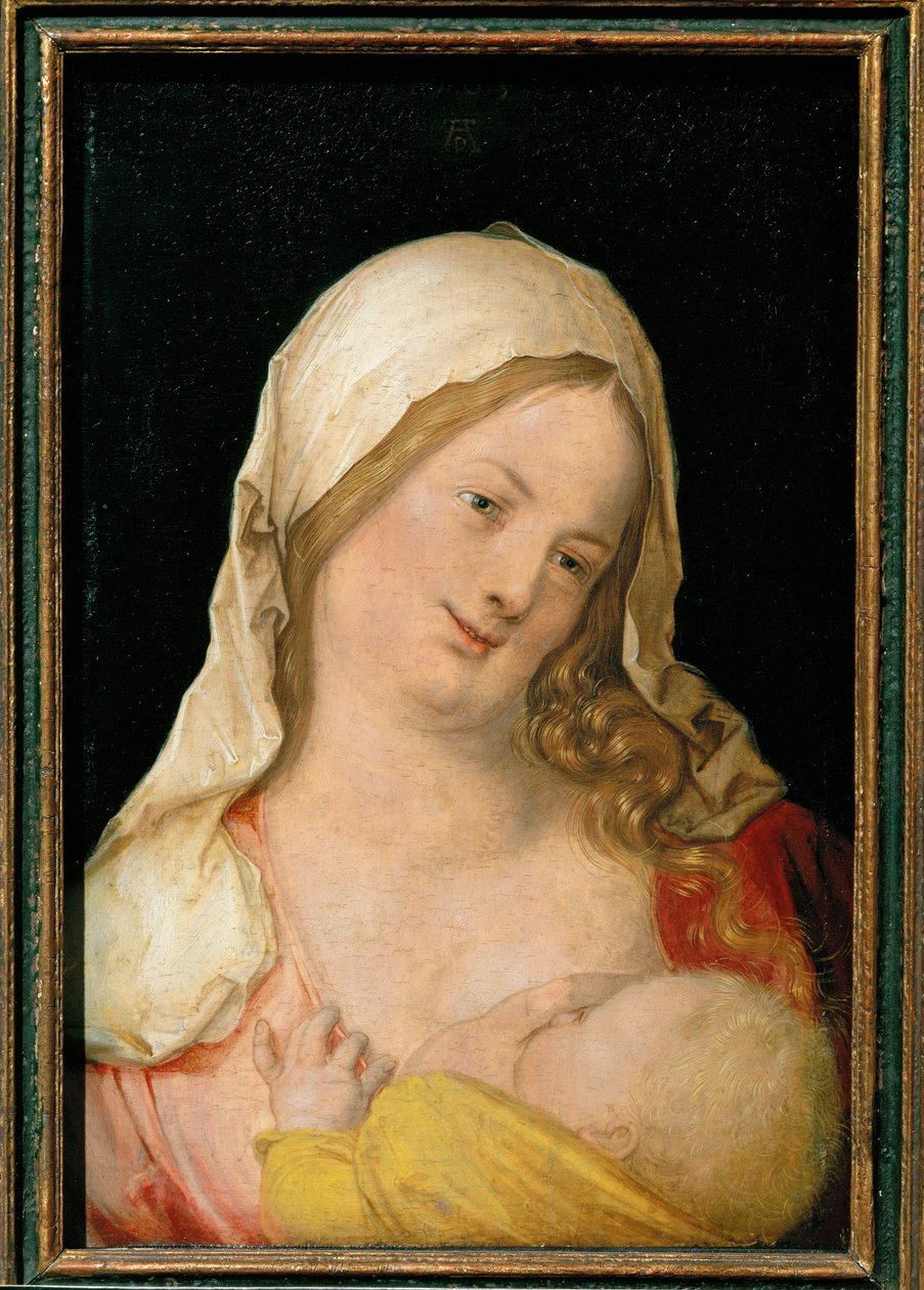 Madonna ammar sitt barn av Albrecht Dürer or Duerer