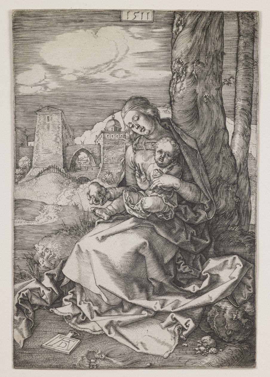 Madonna med päronet av Albrecht Dürer or Duerer