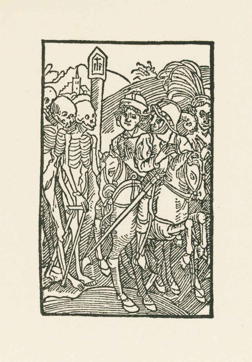 Möte mellan de levande och de döda av Albrecht Dürer or Duerer