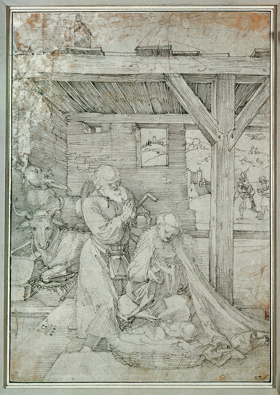Födelsekyrkan (penna och tusch) av Albrecht Dürer or Duerer