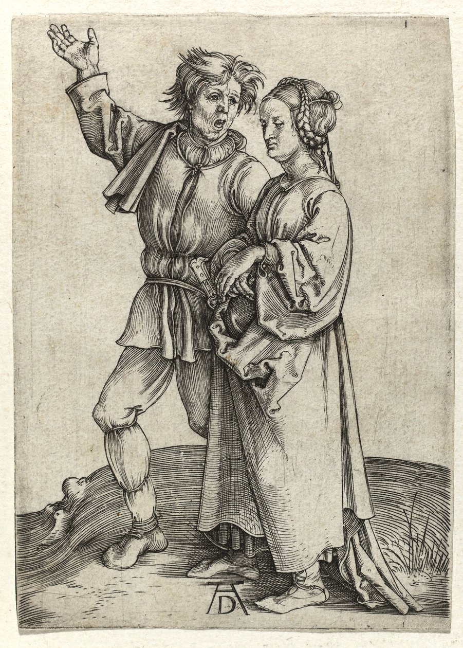 Bondepar, c.1497 av Albrecht Dürer