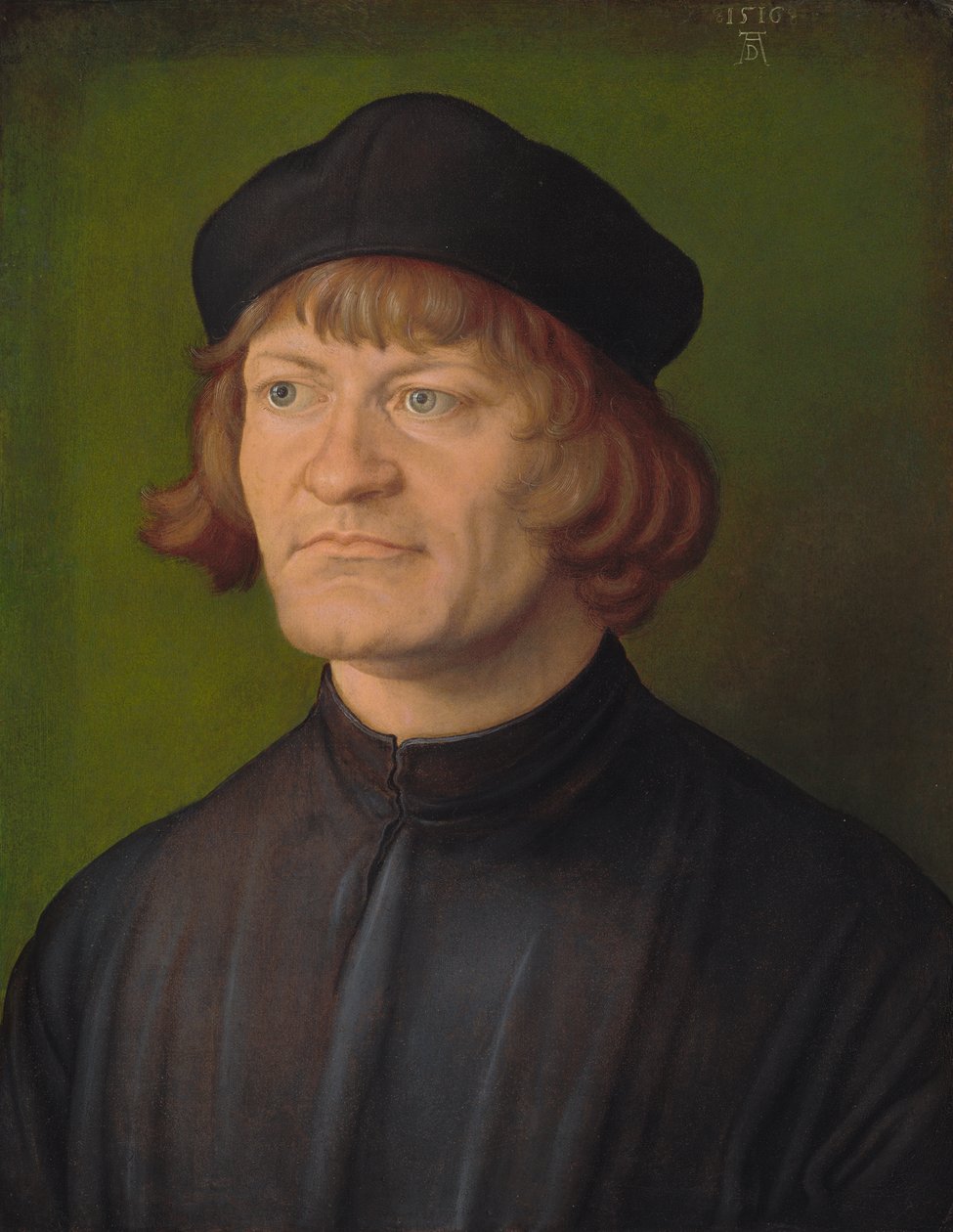 Porträtt av en präst (Johann Dorsch?) av Albrecht Dürer