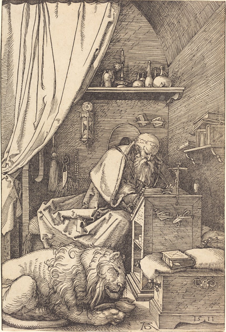 Den helige Hieronymus i sin cell av Albrecht Dürer
