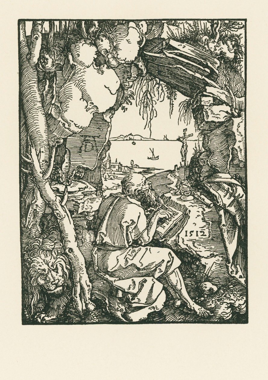 Sankt Hieronymus i grottan av Albrecht Dürer or Duerer