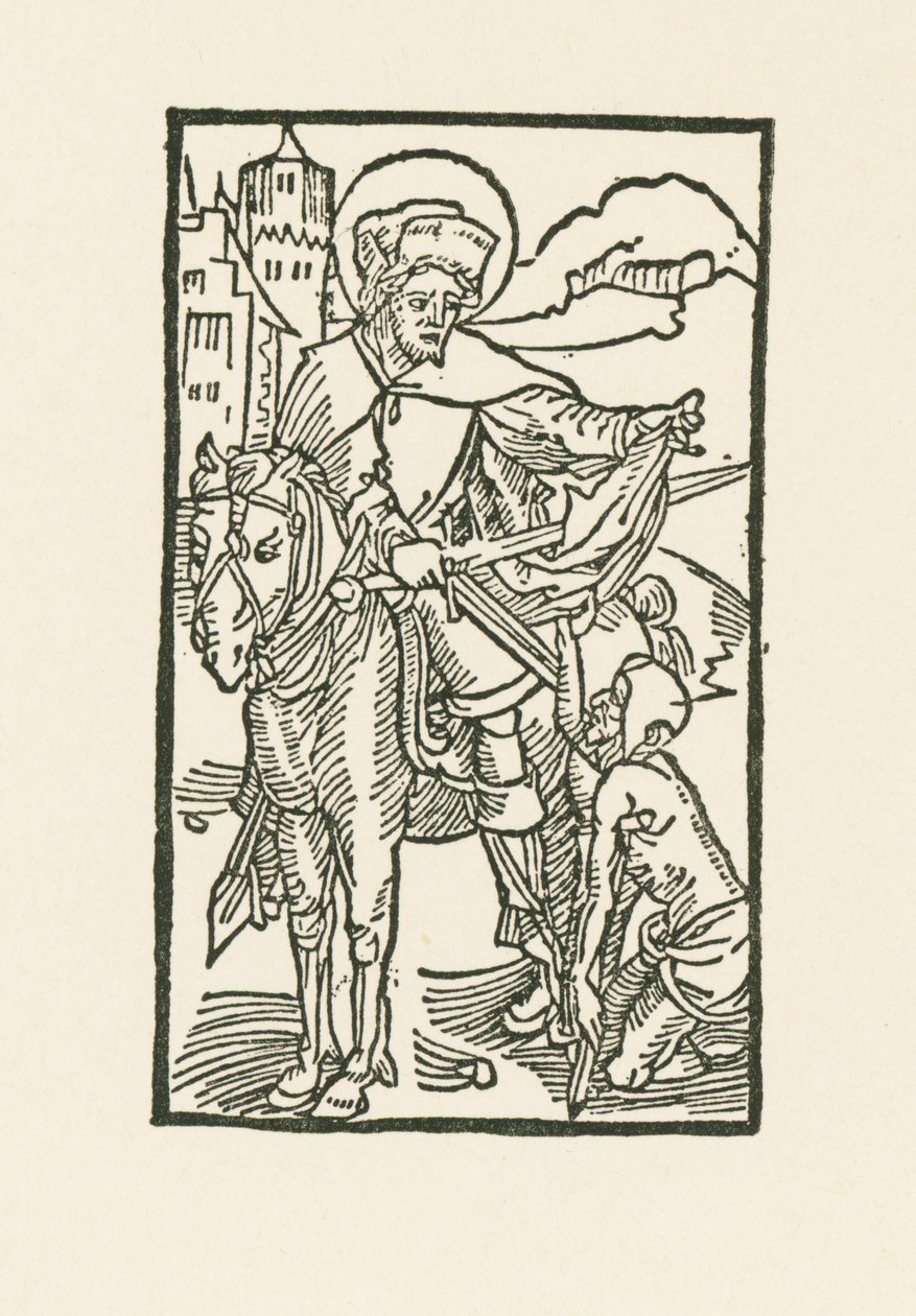 Sankt Martin av Tours av Albrecht Dürer or Duerer