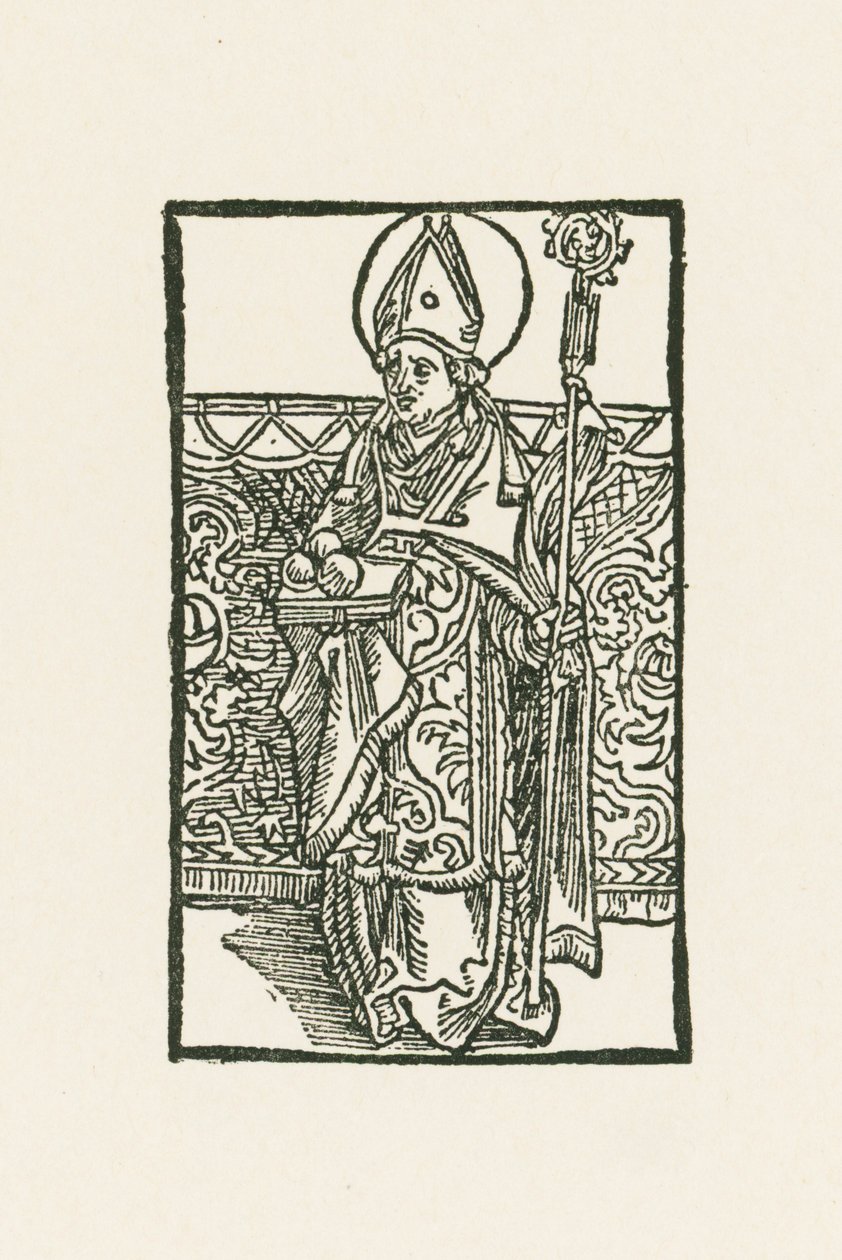 Sankt Nikolaus av Albrecht Dürer or Duerer