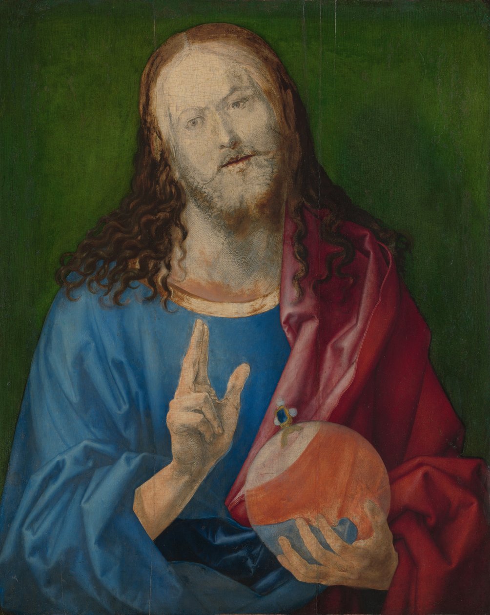 Salvator Mundi, ca 1505 (olja på lind) av Albrecht Dürer