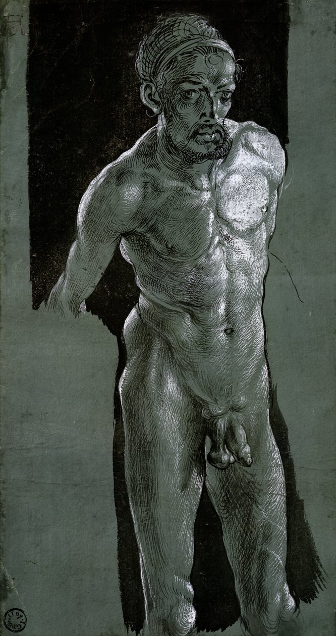Självporträtt, ca 1503 (bläck på papper) av Albrecht Dürer