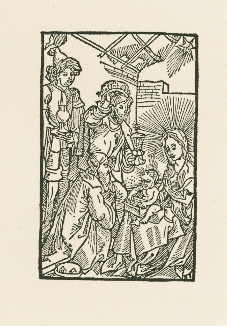 De vise männens tillbedjan av Albrecht Dürer or Duerer