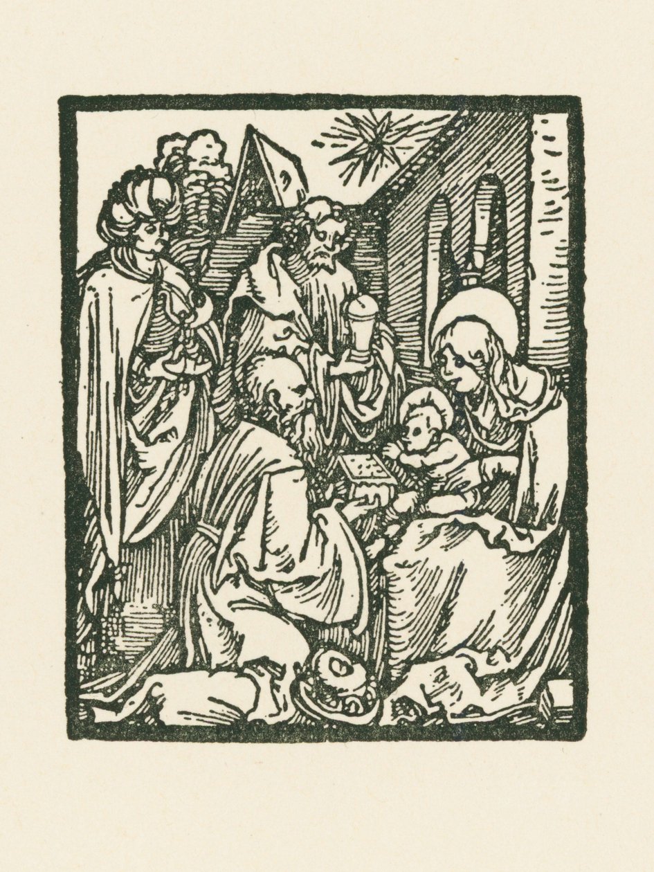 De vise männens tillbedjan av Albrecht Dürer or Duerer