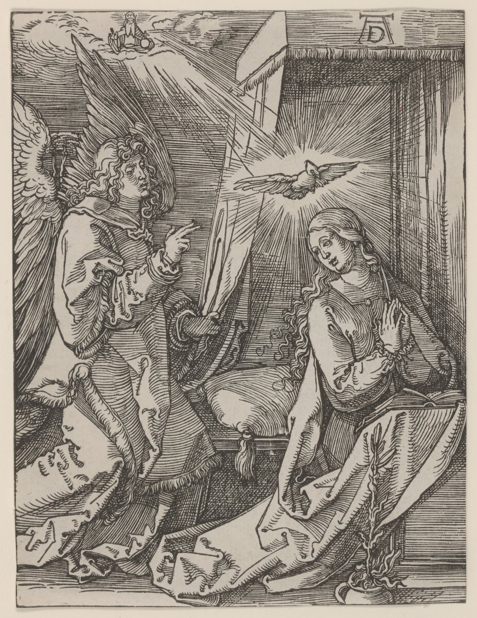 Beskedet, eller Die Verkundigung av Albrecht Dürer